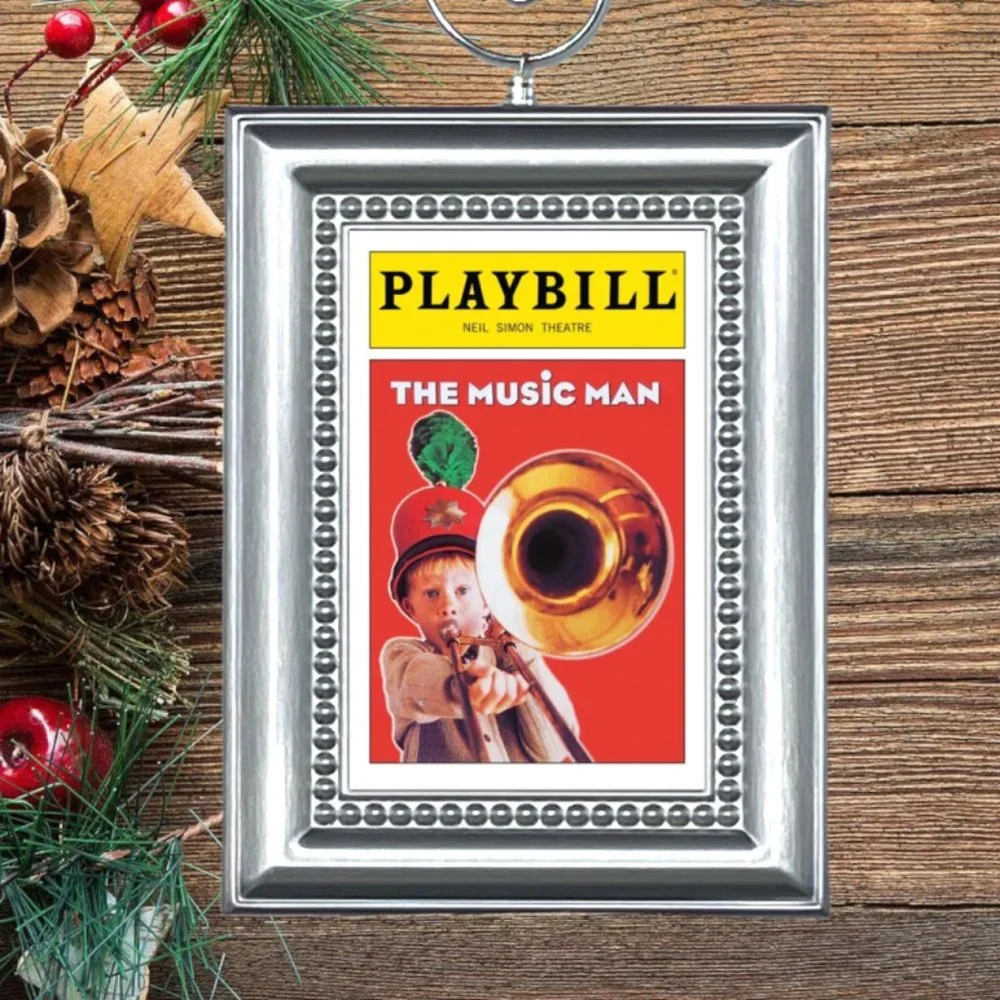 The Music Man Playbill Broadway Musical Memorabilia Christmas‎ Tree Ornament